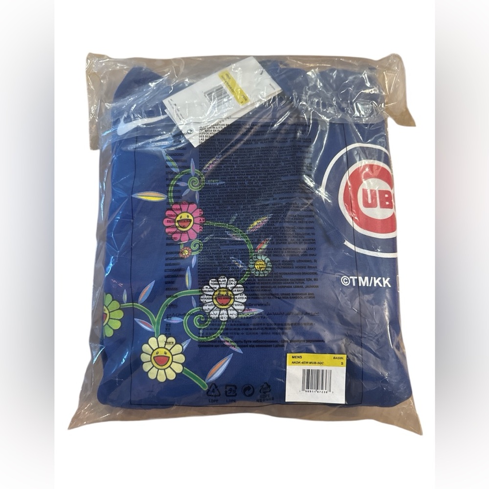 Takashi Murakami + MLB World Tour Tokyo Series 2025 Cubs Hoodie - Blue NWT - Picture 2 of 3